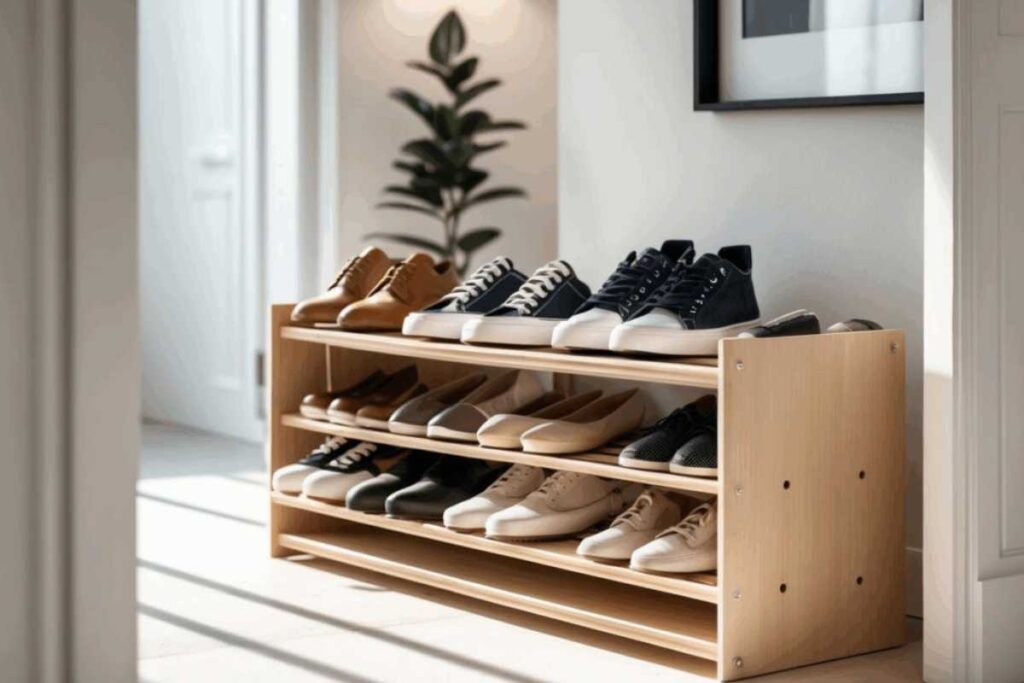 Sapateira: funcionalidade e elegância para organizar seu espaço Sapateira: funcionalidade e elegância para organizar seu espaço